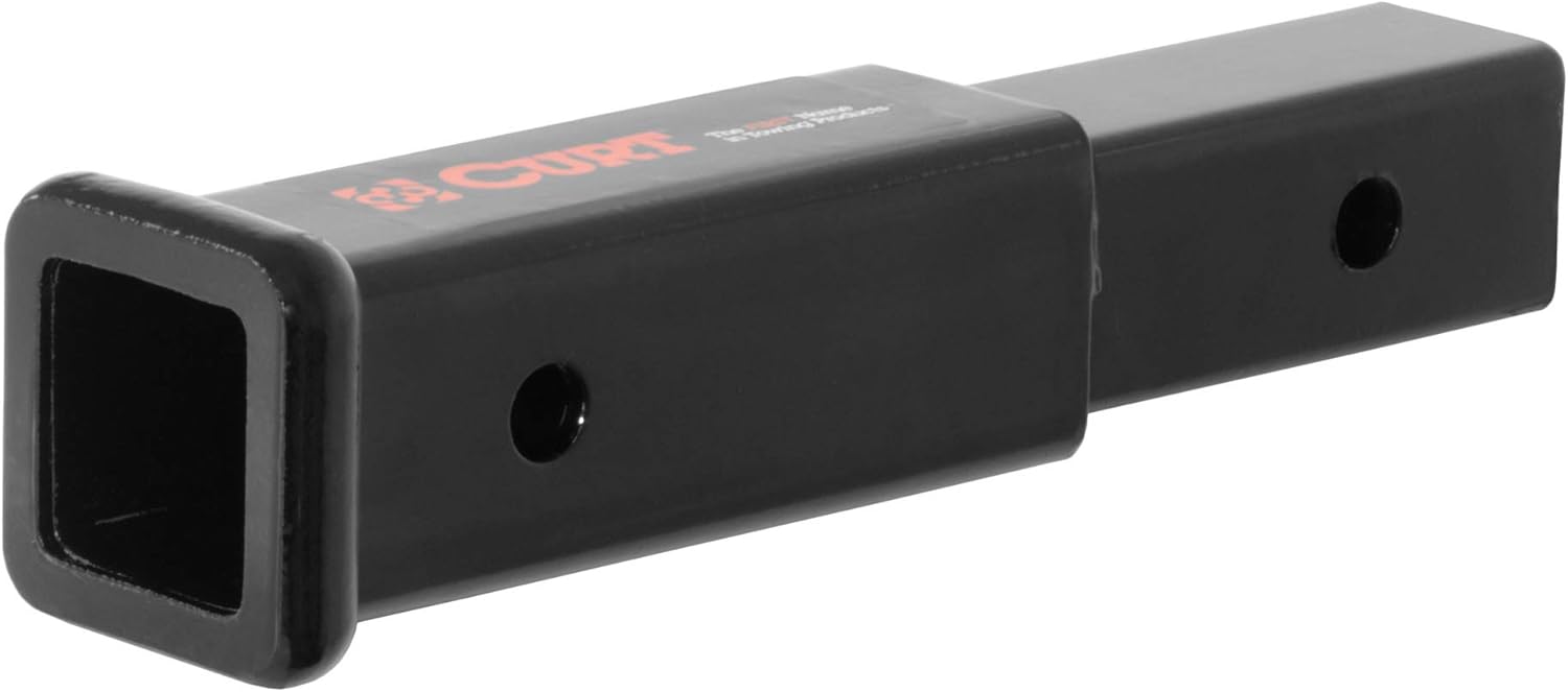 CURT 45791 8-Inch Long Trailer Hitch Extension for 2-Inch Receiver, 3,500 lbs Pack of 2