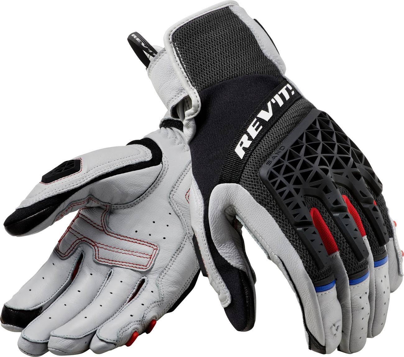 Revit Sand 4 Gloves Light Grey-Black S