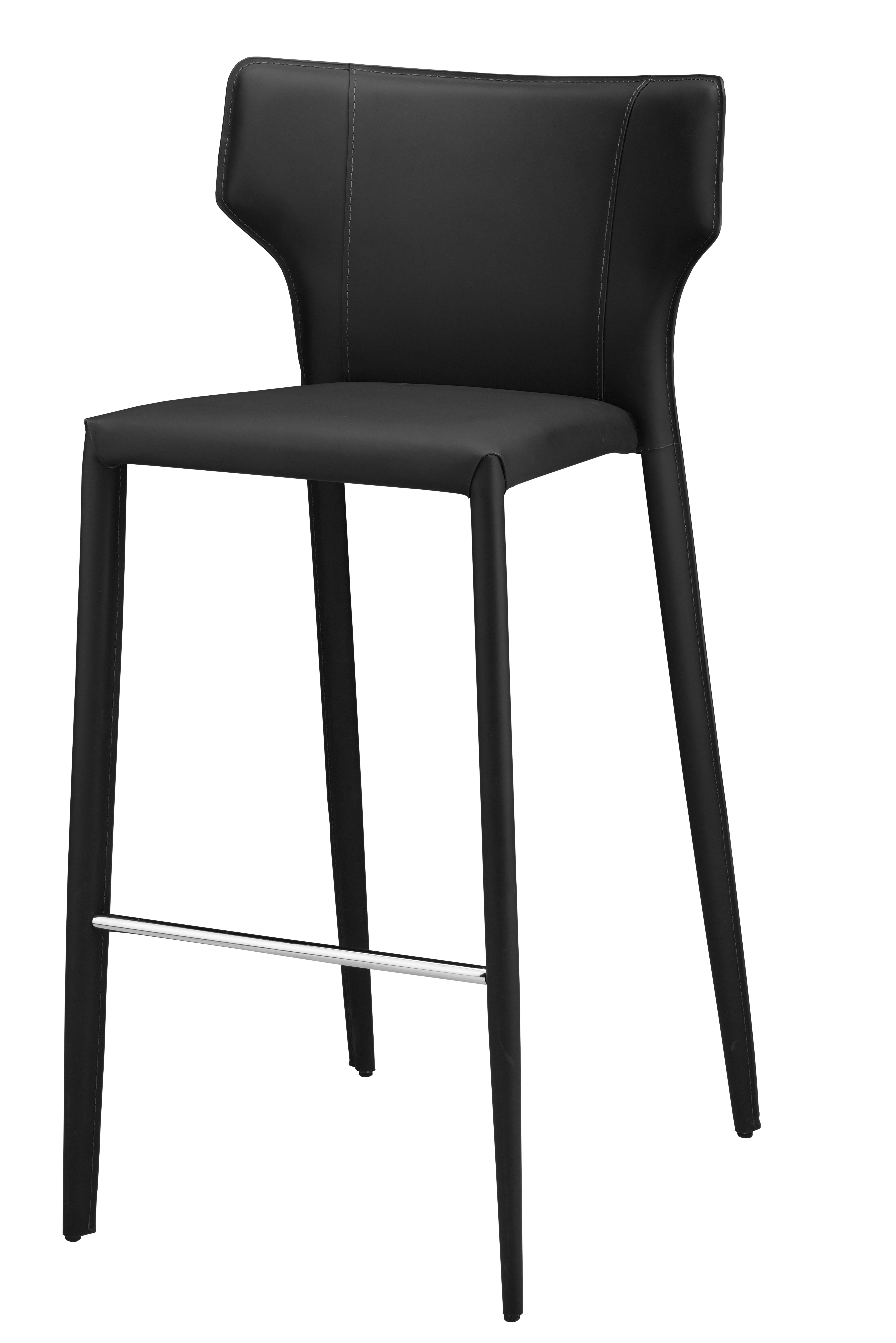 Nuevo Wayne Black Counter Stool