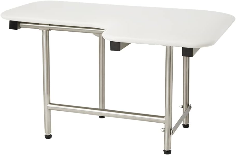 Seachrome SSL2-280225-NW Transfer Shower Seat with Legs, 28 in, White