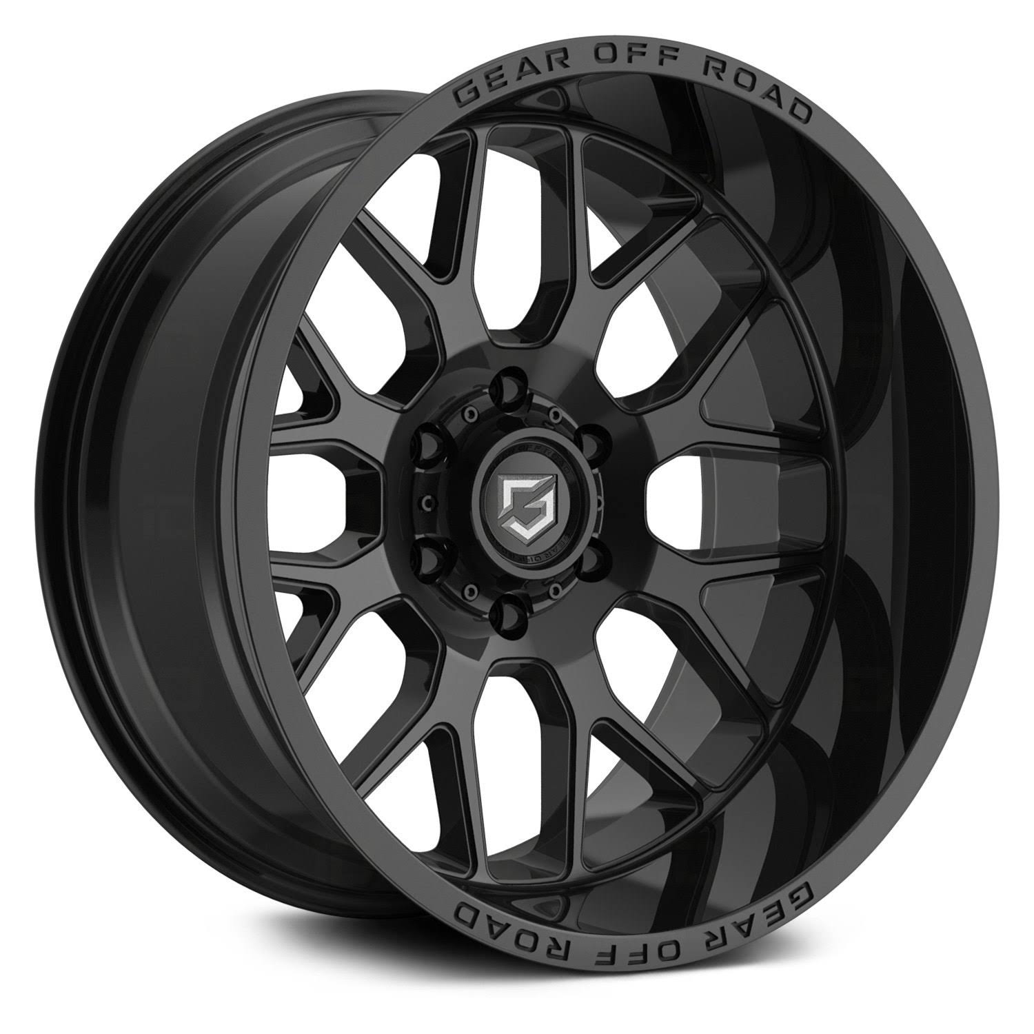 Gear Off Road 763B Raid Gloss Black 18x9 8x180 18mm (763B-8908918)