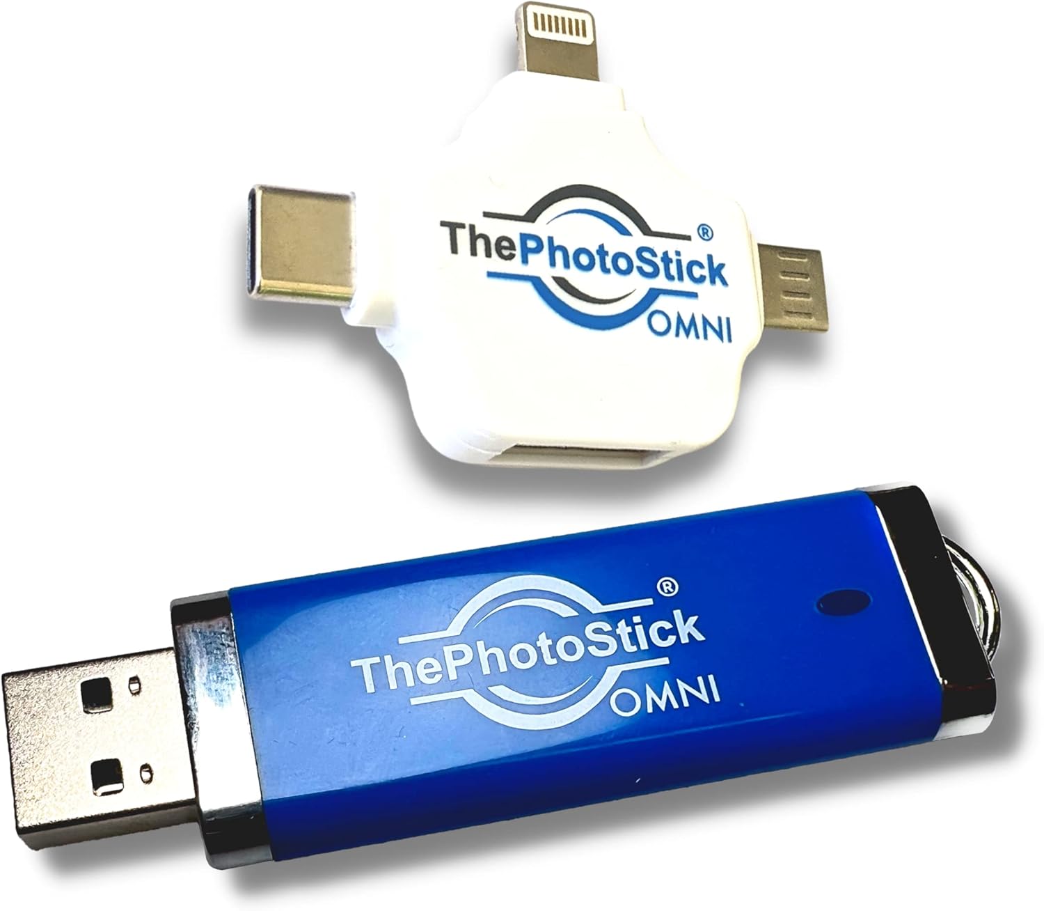 ThePhotoStick Omni 256GB - Easy, One Click Photo and Video Backup for All of Your Devices!