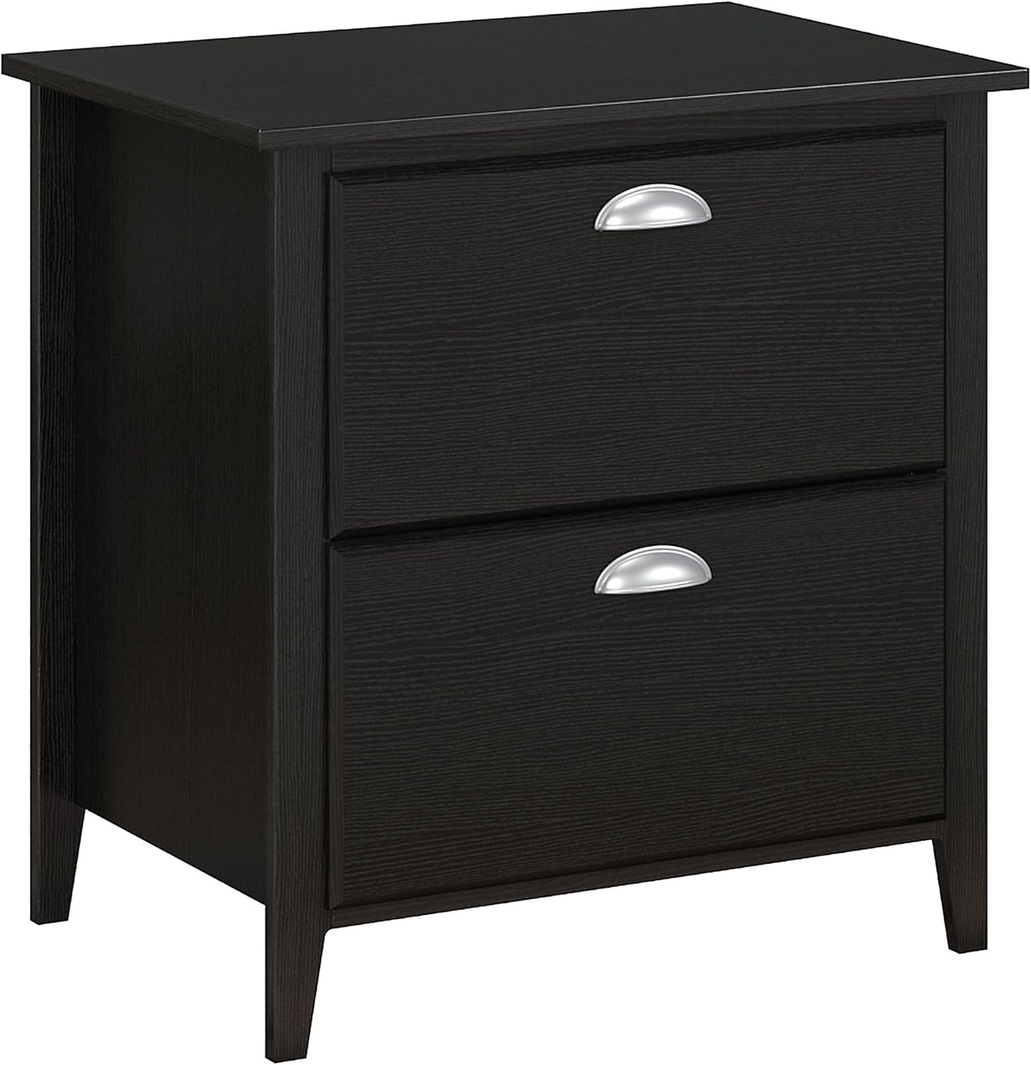 Bush Furniture kathy ireland Home Connecticut Lateral File, Black Suede Oak