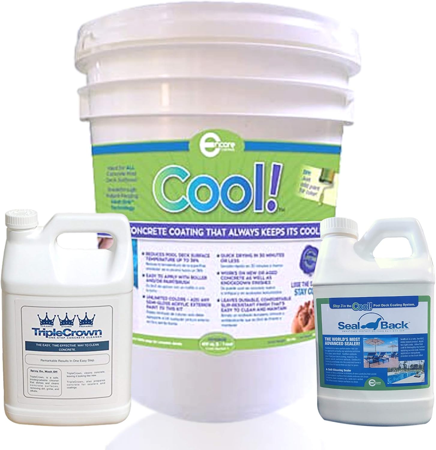 COOL by the Bundle - Cool Pool Deck Coating, TripleCrown, SealBack