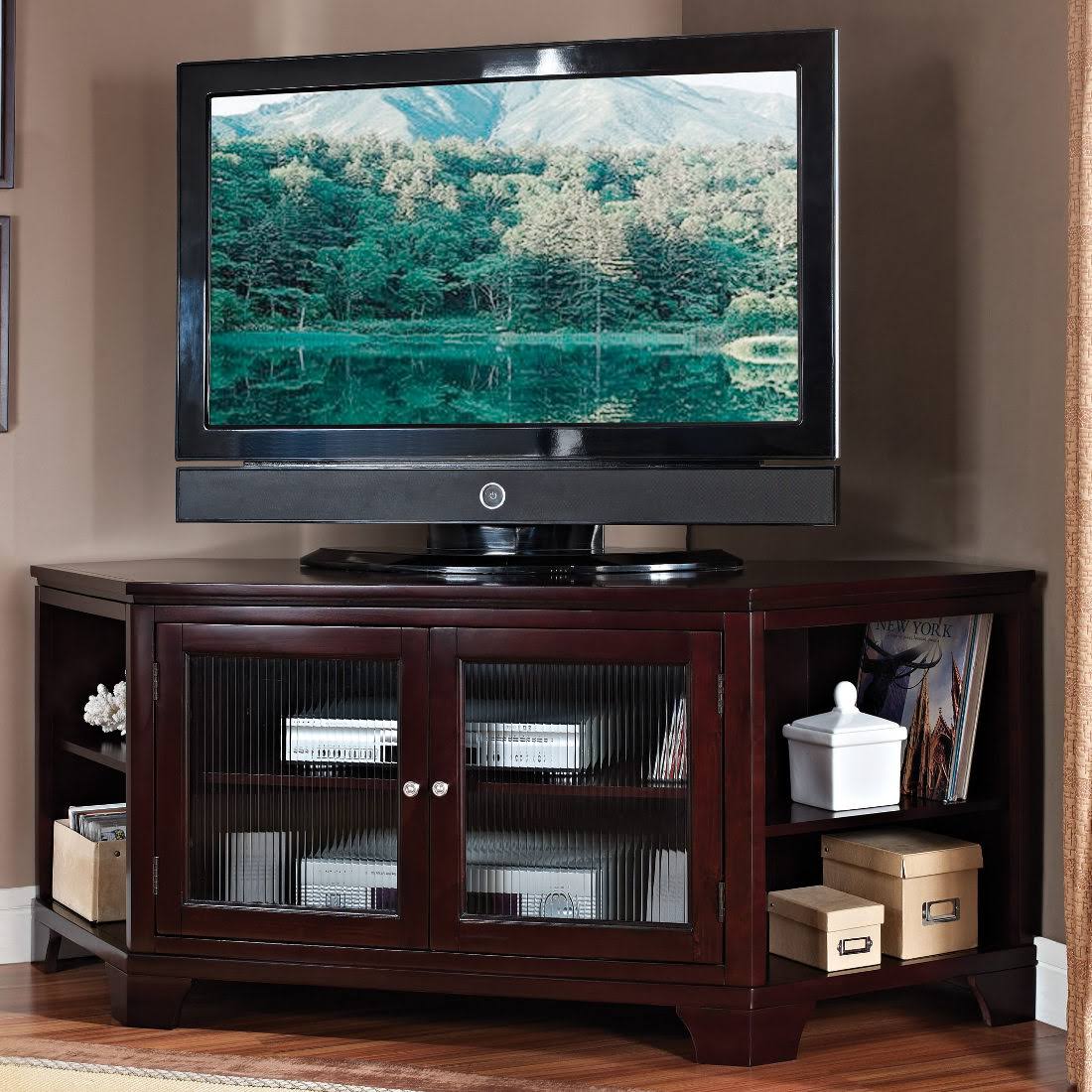 Acme 91057 Namir Espresso Corner TV Stand