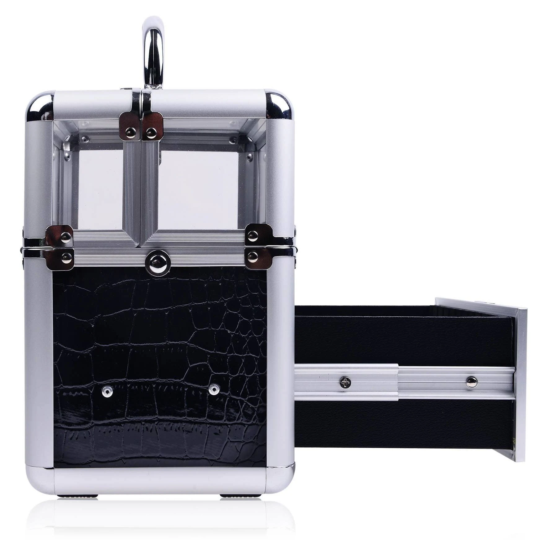 Shany Studio Quality Clear Top Nail Polish/Nail Accessories Organizer - Black