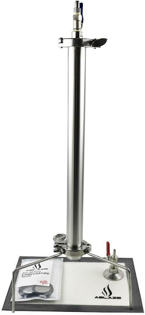 ABLAZE Stainless Steel Vacuum Chamber/Tube Spool 135 Gram with TriPod