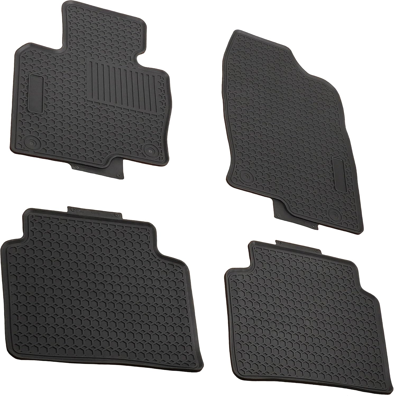 EnRand Floor Mats Liners Set-Rubber Slush Front and Rear Seat Floor Mats-All Weather Protector Accessories fits for Mazda CX5 2017-2020
