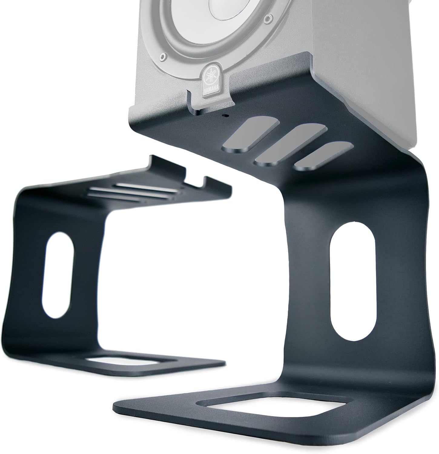 Soundrise PRO-9 Premium Speaker Stands (2-Pack) | 9&rdquo; Monitor Stand | Universal Studio Monitor Stands | Pro-Grade Vibration Absorbing Design (Made in The USA) (Black)