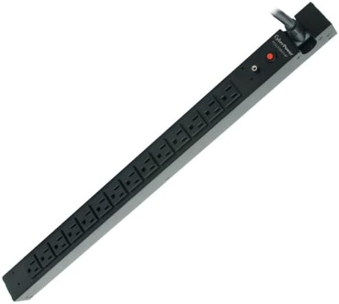 CyberPower PDU15BV14F Basic PDU, 100-125V/15A, 14 Outlets, 0U Rackmount