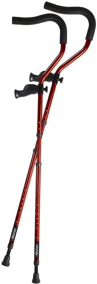 Millennial Medical Crutches Set of 2 In-Motion Pro Tall 5&7x22 - 6&10x22 Black