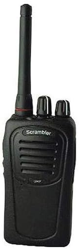 EARTEC 2 Pack Scrambler SC-1000PLUS Simplex Wireless 2-Way Radio with Li-Ion Battery - with 2 Pack SST Light-Weight Inline PTT Headset with Lapel Mic