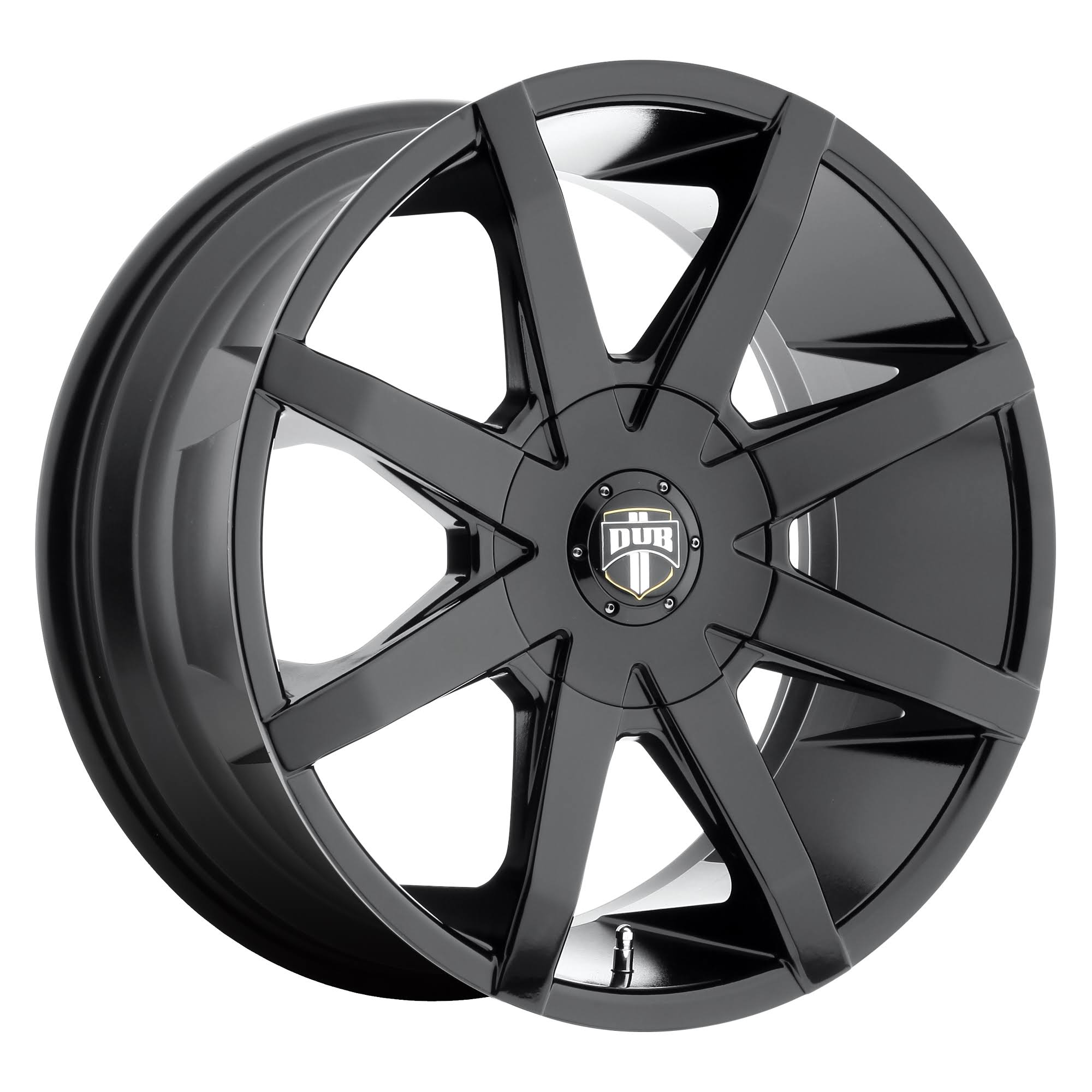 Dub S110 Push Gloss Black 22x9.5 5x112 / 5x127 32mm (S110229519+32)
