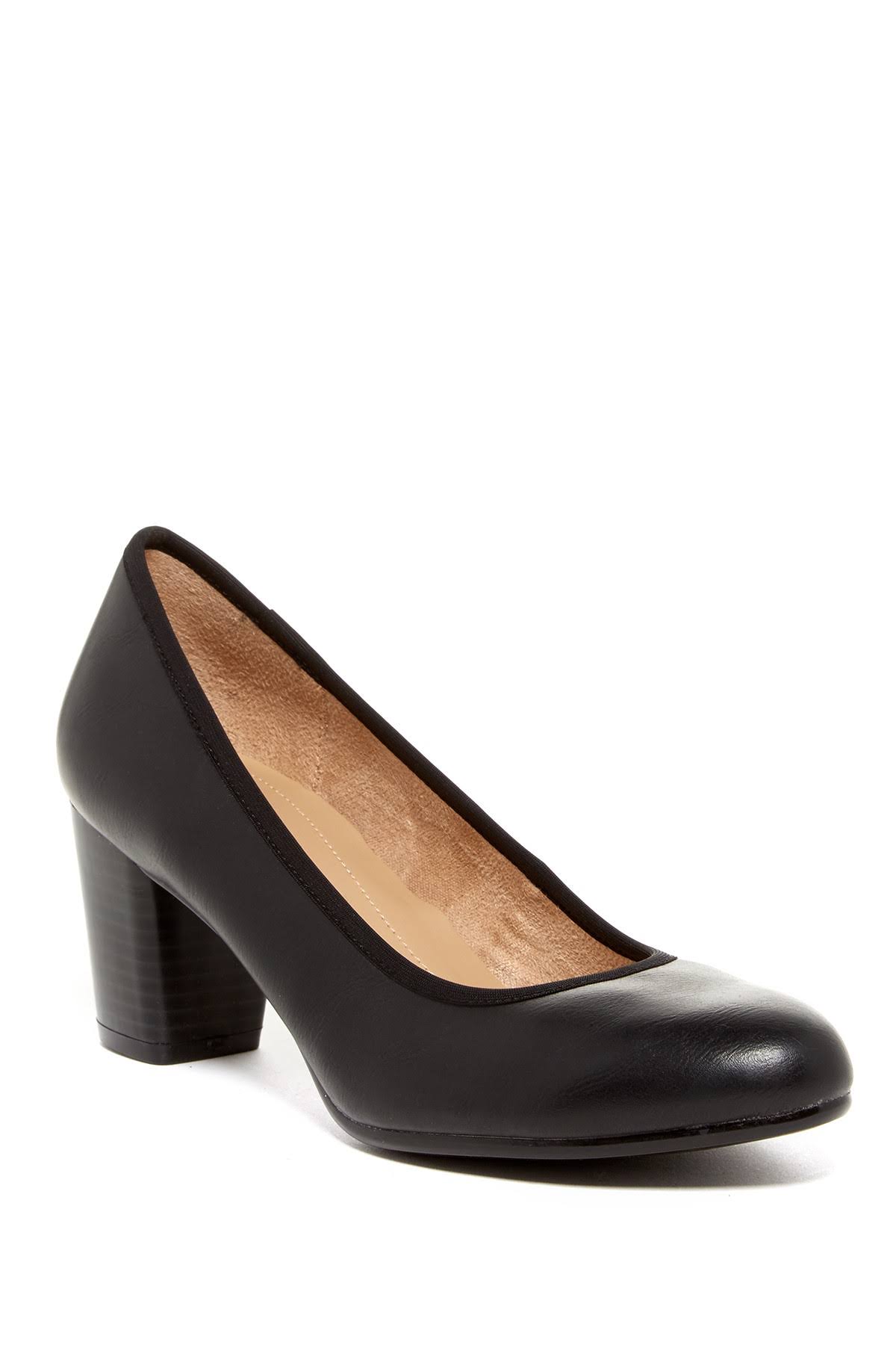 Naturalizer Naomi Block-Heel Pumps - Black 10m