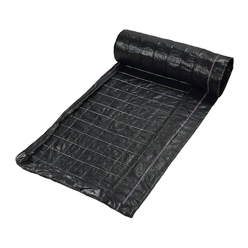 Mutual Industries Wire Backed Silt Fence, 100 ft Length x 48 in Width Fabric with 36 in Wire Mesh, Black