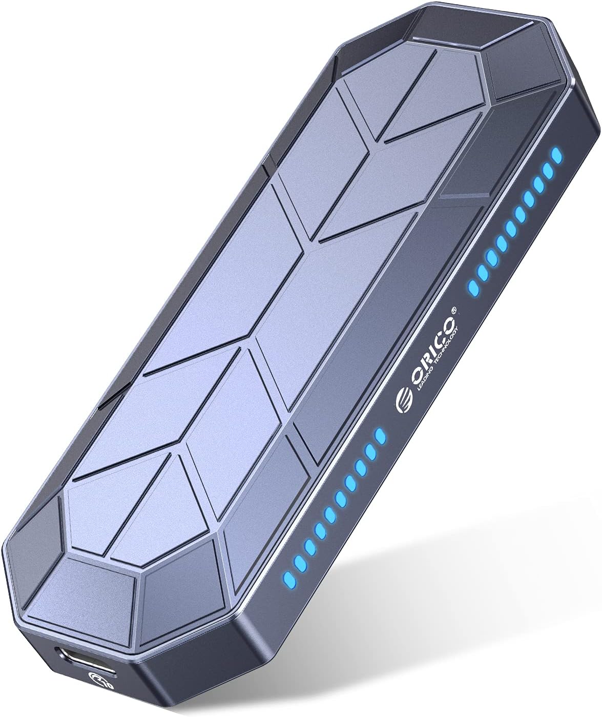 ORICO RGB 256G Portable SSD USB 3.1 Gen2 Type-C Speed up to 940MB/s Gaming and Personal External SSD-RV500 Pack of 2