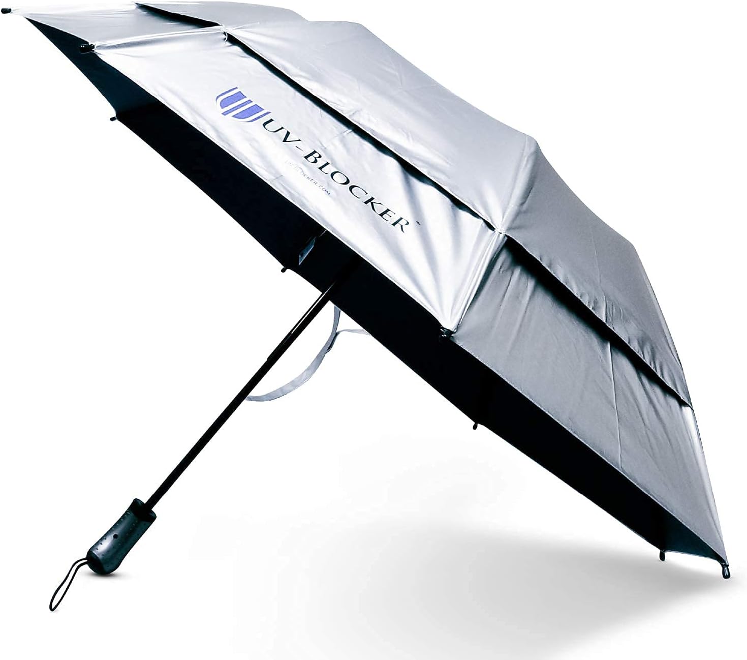 UV-Blocking Travel Sun Protection UV Umbrella - Handheld Portable Beach Umbrellas Provide UPF 55+ Protection & Effectively Block 99% of UVA UVB Light - Windproof Sun Blocking Umbrella