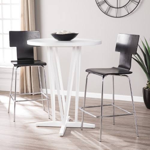 Southern Enterprise Dacov White Bar Height Table