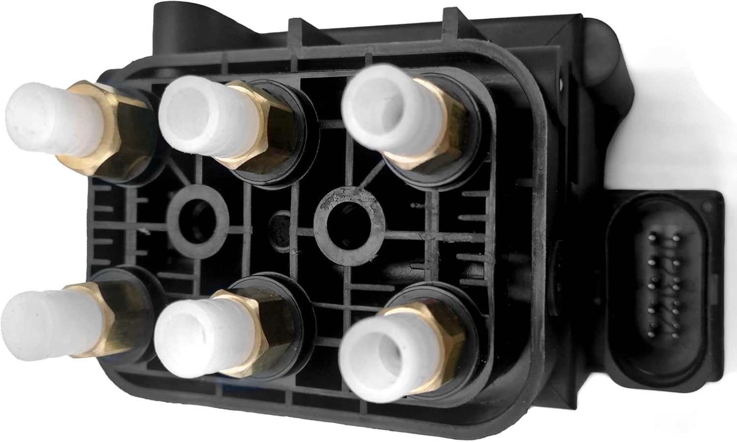 KEIYSHOLCK Air Compressor Solenoid Valve Block Compatible with Mercedes-Benz W164 W166 W212 W221 W222 W251, OEM Replace Part# 2123200358, 2513200058