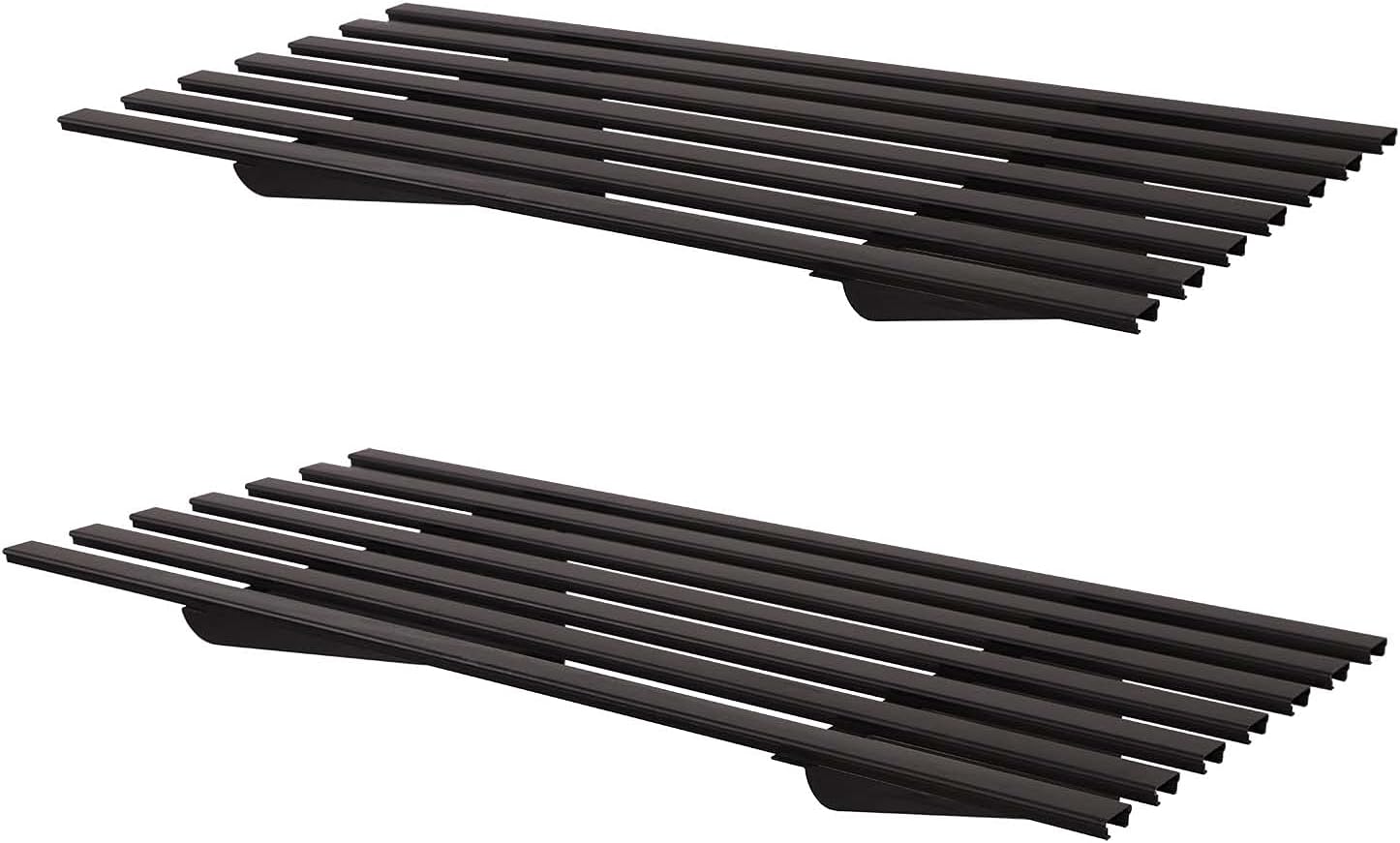 TPSHKE Garage Wall Shelves 72in x 15.7in 2-Pack, 1000LBS,Wall Shelf Garage Storage Rack , Black