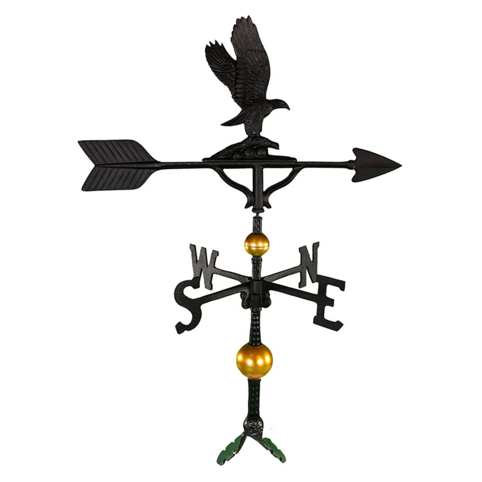 Montague Metal Products 32 in. Deluxe Black Eagle Weathervane