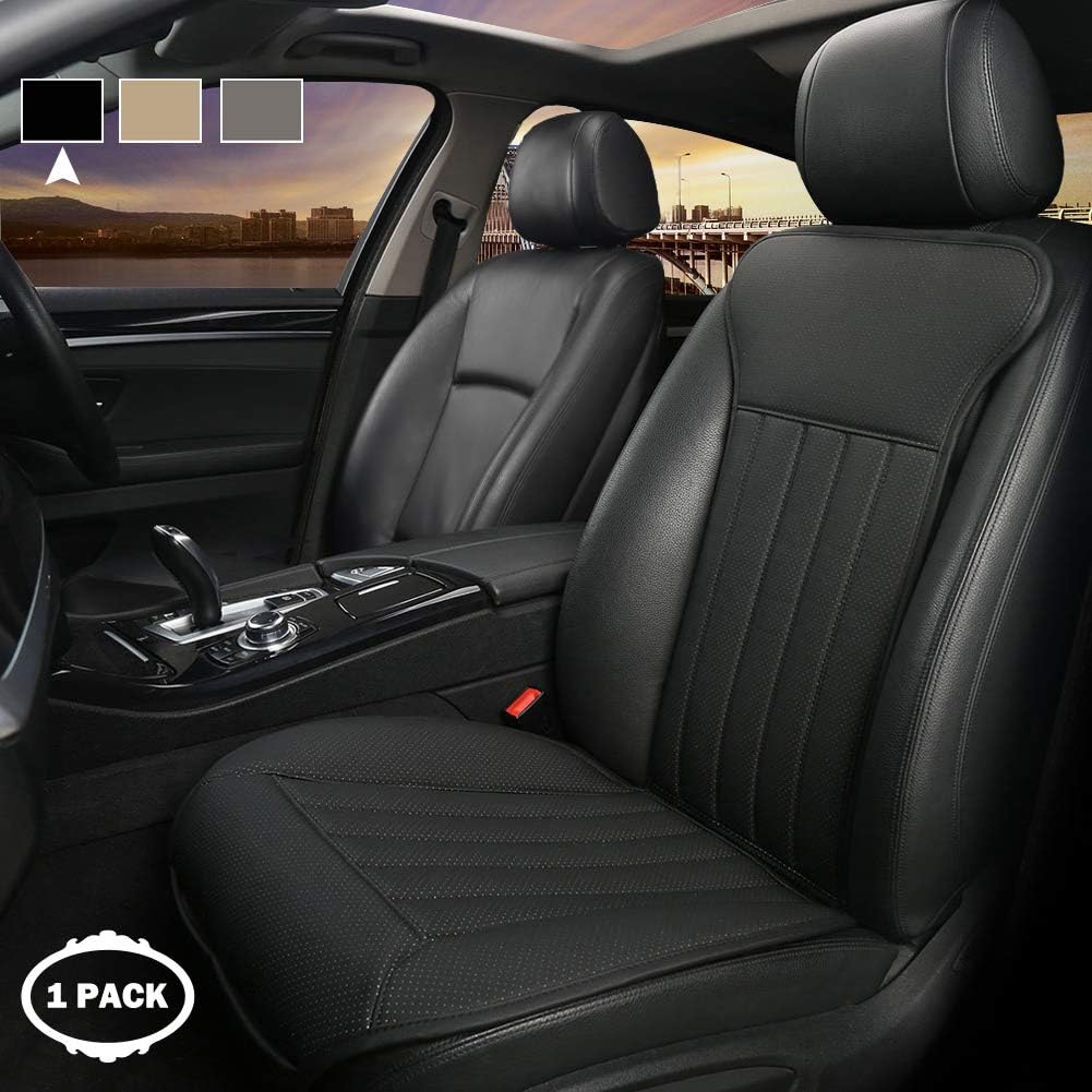 West Llama Sideless Front Car Seat Cover Protector Universal Fit 95% of Cars (SUVs, Sedans, Pickup Trucks, Vans), 1 Piece Black