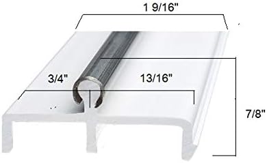 CBW Doors Sliding Doors Double Panel Track (1, 72 Inch)