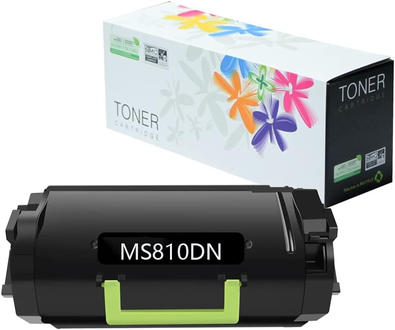 EF Products 52D1H00 Replacement for Lexmark MS810 MS710 MS711 MS811 MS812 Toner Cartridge (BK 25,000 Pages)