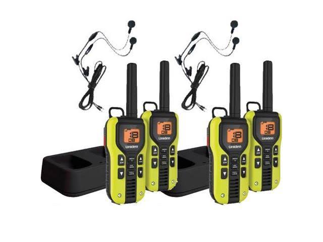 Uniden Gmr4060-2ckhs (4-Pack) Two Way FRS Gmrs Radios W Headset