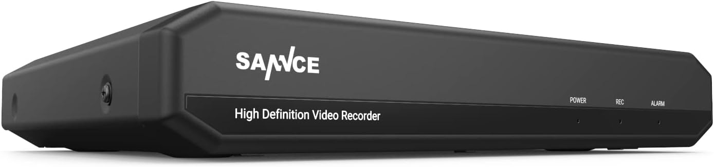 SANNCE 16 Channel 1080P Lite H.264+ Hybrid 5-in-1 Security DVR Recorder Remote Access Motion Alert, Home CCTV DVR for 2MP TVI AHD CVI IP Surveillance Cameras(NO Hard Drive)