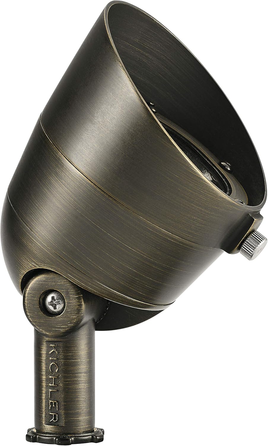 Kichler 16157CBR30 Transitional Accent from Landscape LED Collection in Brass Finish, 3.50 inches