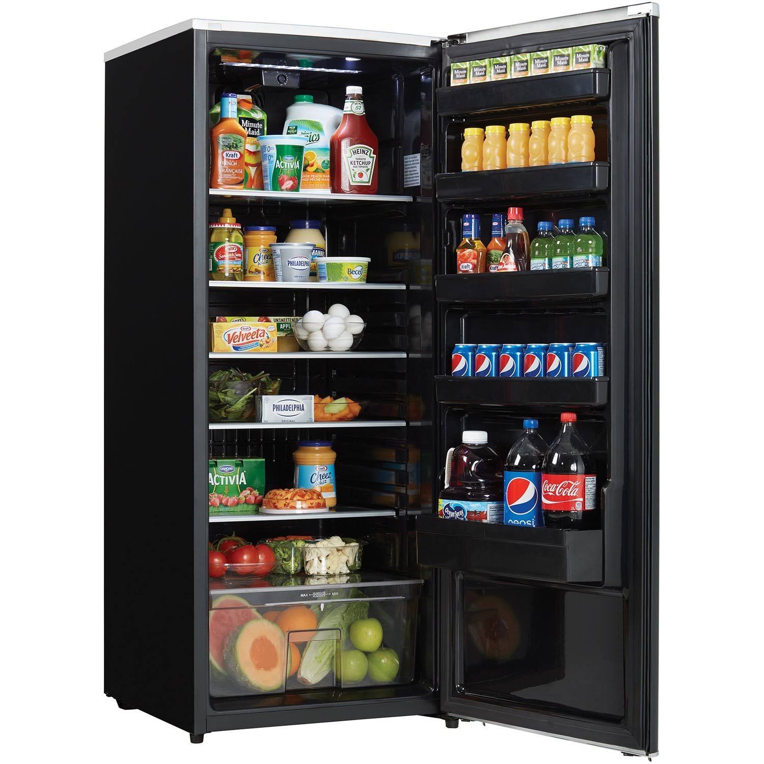 Danby Contemporary Classic DAR110A2MDB Refrigerator - 23.8x22 - 11 cu ft - Midnight Black