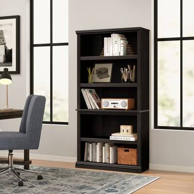 Three Posts Abigail 70x22 Standard Bookcase Finish: Estate Black