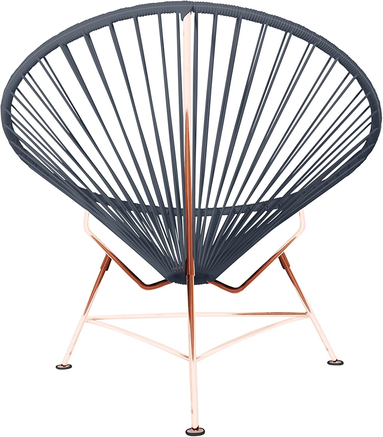 Innit Designs i02-04-06 02-04-06 Innit Chair, Ivory Weave on Black Frame