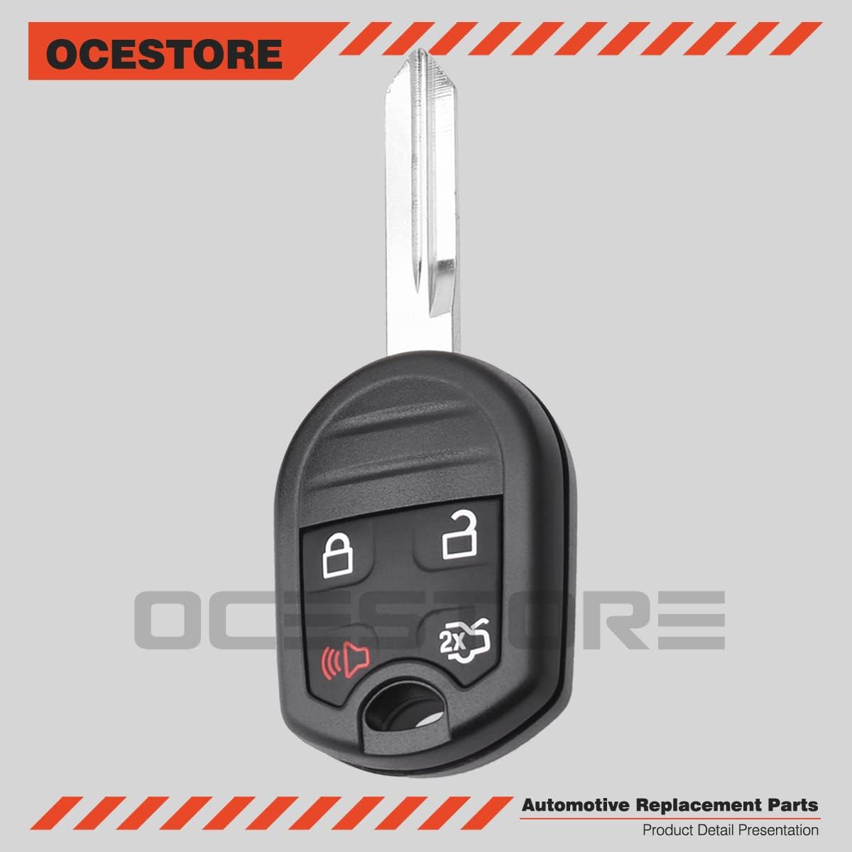 OCESTORE CWTWB1U793 Car Key Fob Keyless Entry Remote 4-btn Compatible with Mark LT Navigator Explorer F-250 F-350 F150 Pack of 2