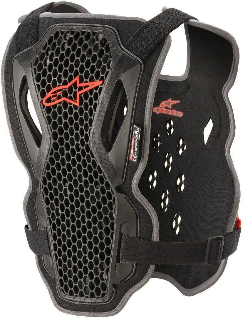 Alpinestars Bionic Action Chest PROTECTOR, M/L / Black/Red