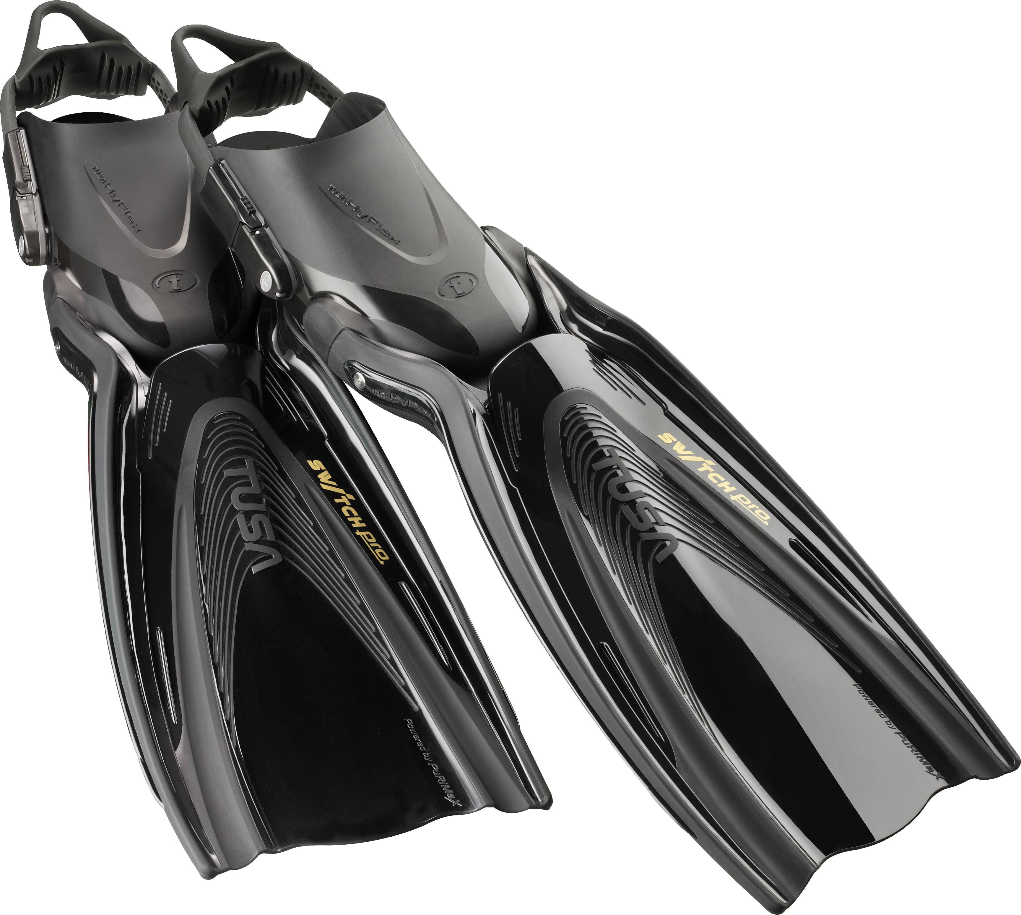 Tusa HyFlex Switch Pro Fins (Black, Medium)