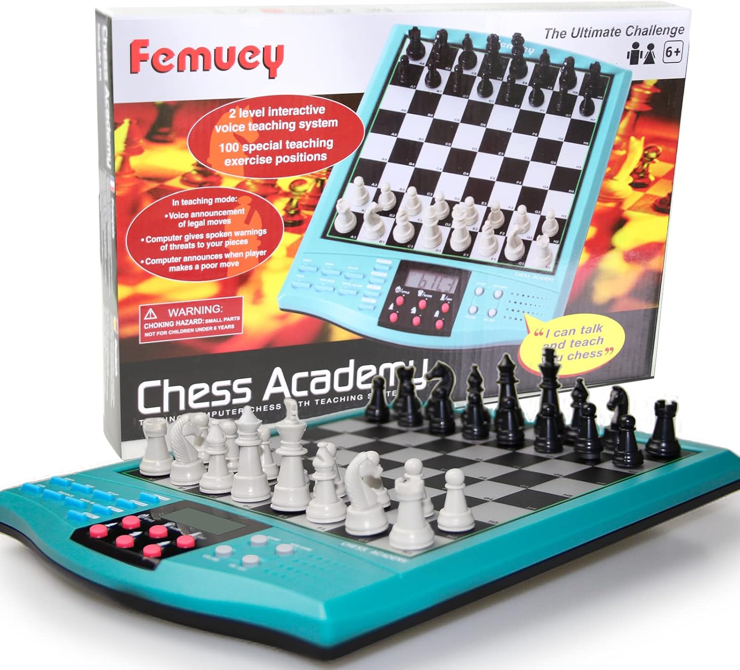 Magnet Chess Sets Board Game,Chess Set Board Game, Electronic Voice Chess Academy Classical Computer Voice Teaching System, Teach Chess Strategy