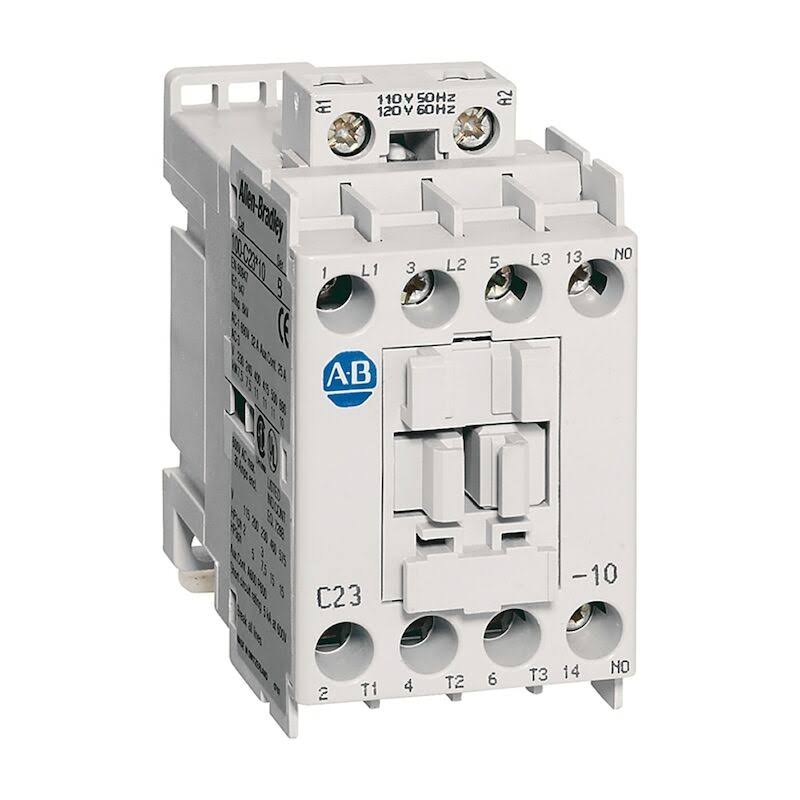 Allen-Bradley 100-C23KJ10 | IEC Contactor, 23 A, 24 V 50/60 Hz, AC, 3 No Poles, 1 No / 0 NC Contacts
