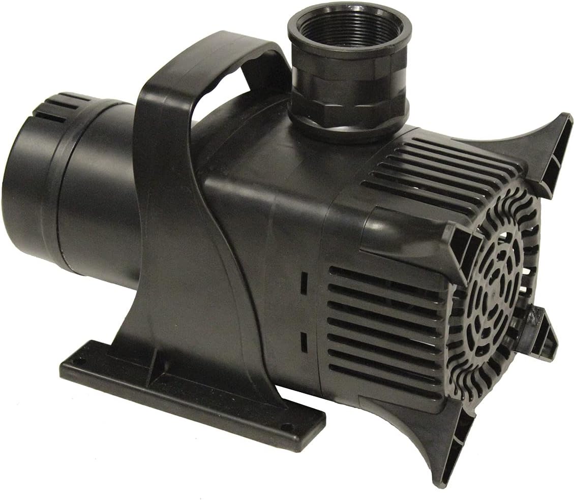 EasyPro Pond Products Asynchronous Pond Pumps | Mag Drive Pump For Koi Ponds and Waterfalls | EasyPro Pump for Waterfalls | Pond Pumps For Large Ponds (2500 GPH), Black