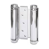 Bommer CL3029-6-652, 6in Gate/Spring Hinges with Decorative Ball Tip, Double Acting for 1-1/4 - 1-3/4 Thick Doors, Dull Chrome b
