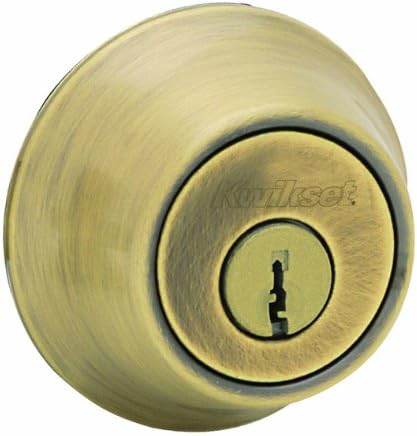 Kwikset 665 Double Cylinder Deadbolt in Polished Brass Pack of 2