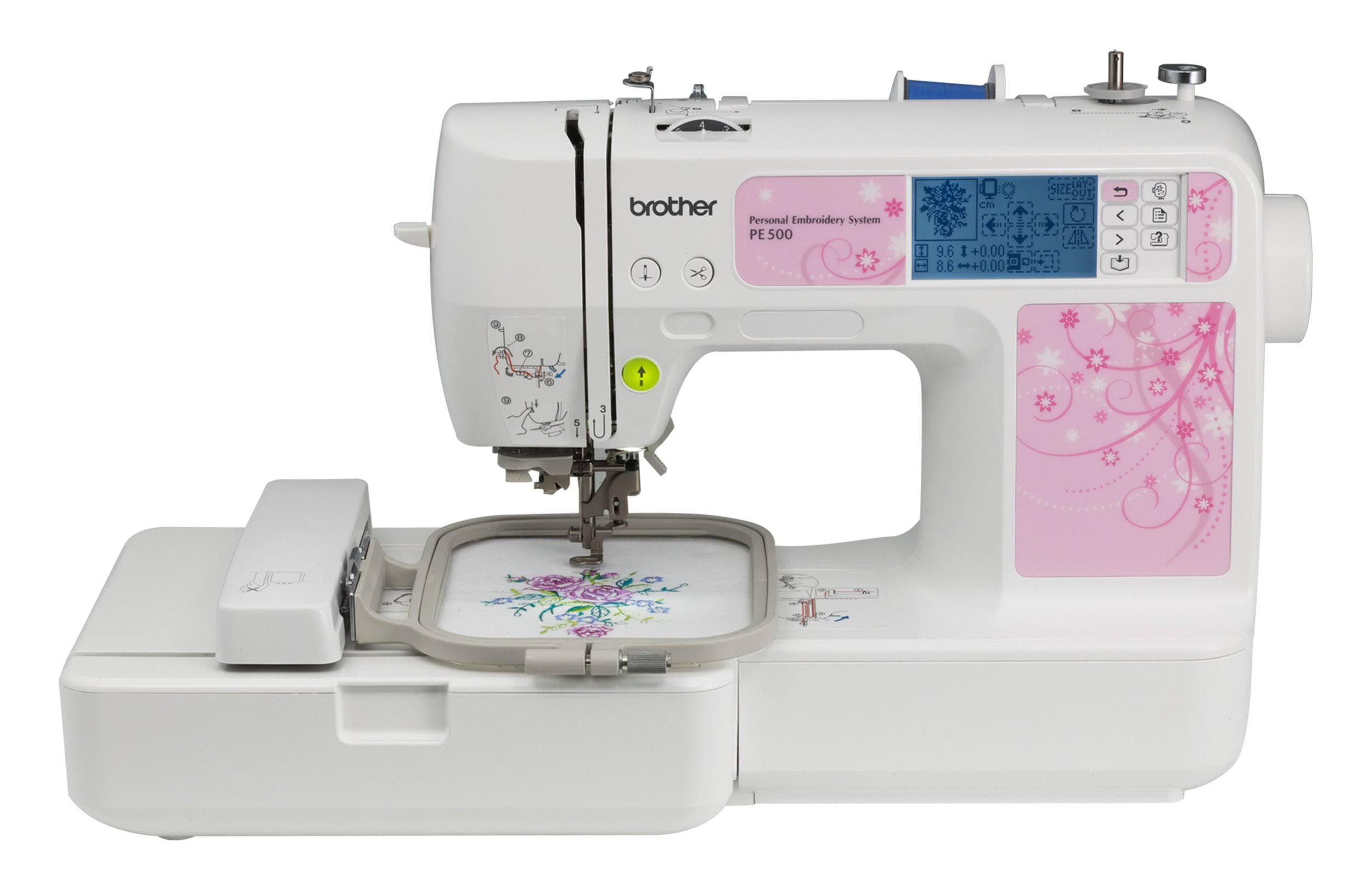 Refurbished Brother Pe500 Embroidery Machine 70 Designs