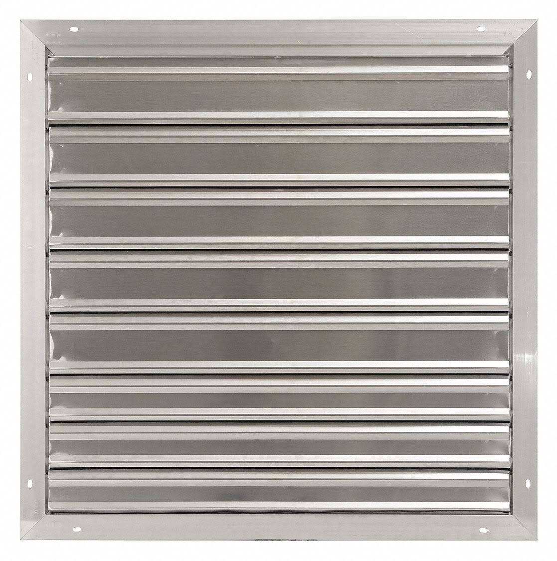 Dayton 2FTX1 30 in Backdraft Damper / Wall SHUTTER, Front Flange