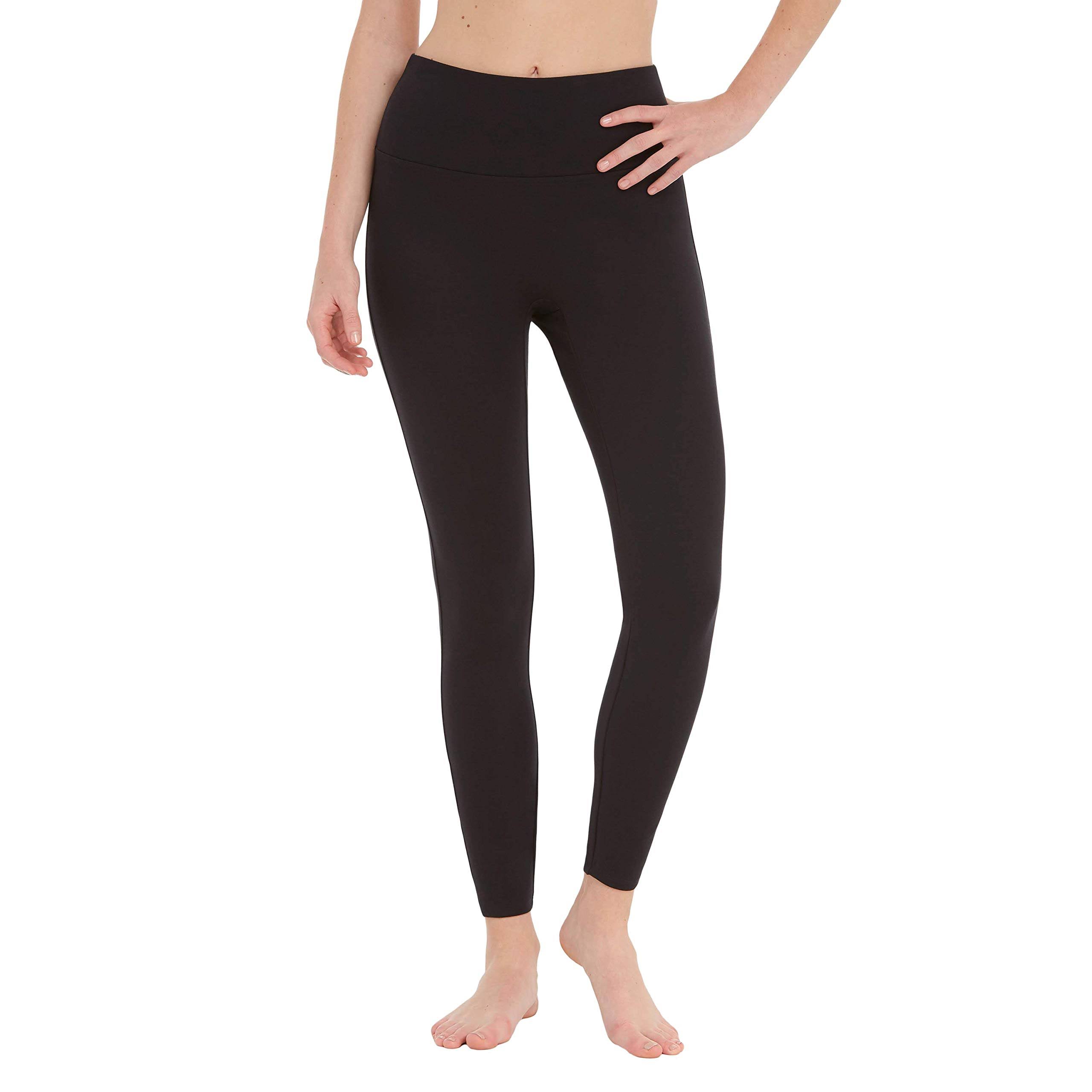 Spanx Petite Ponte-Knit Ankle Leggings - Classic Black