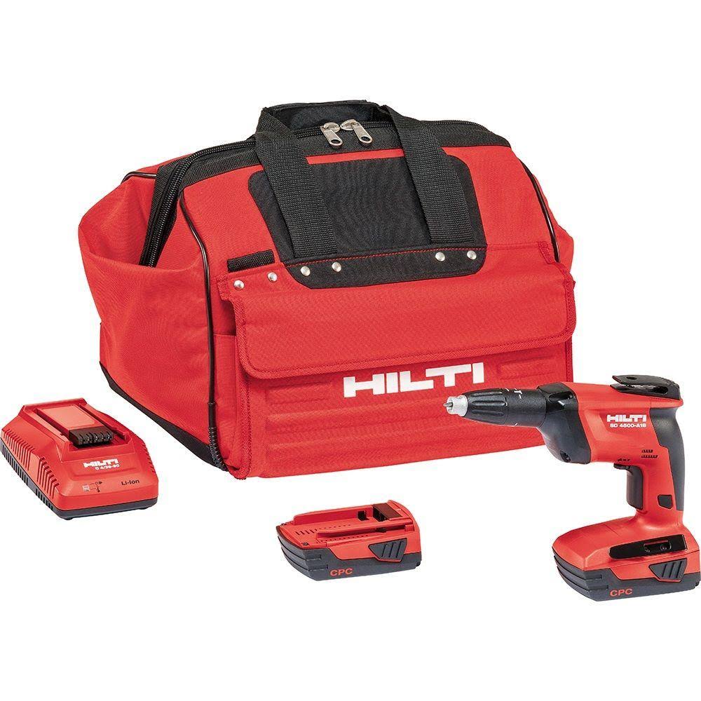 Hilti SD 4500 22-Volt Lithium-Ion 1/4 in. Hex Cordless Compact High Speed Drywall Screwdriver 3497783