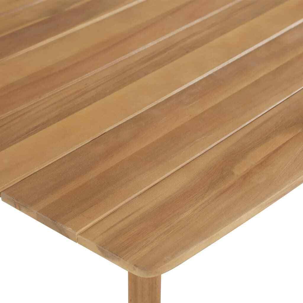 vidaXL Bar Table 23.6x22x23.6x22x41.3x22 Solid Acacia Wood