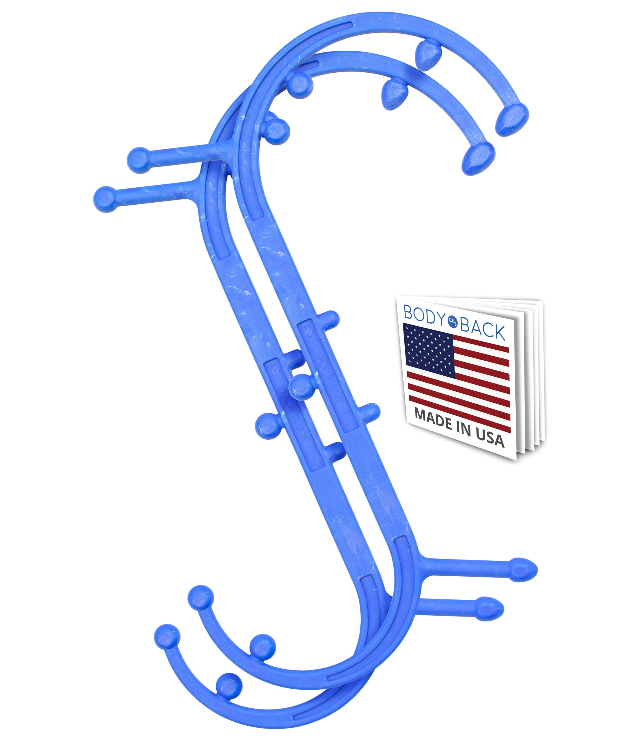 Body Back Buddy Classic - Trigger Point Massage Tool, Neck and Back Massager Handheld, Manual Self Massager, Massage Cane, Muscl