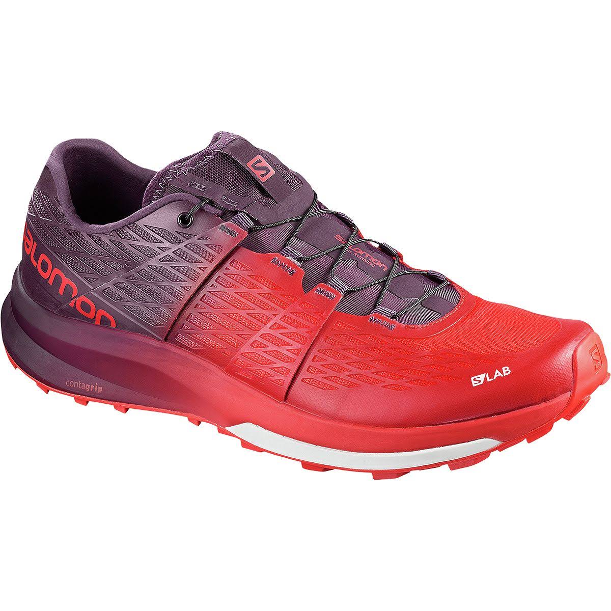 Salomon S/Lab Sense Ultra 2 Shoe - 12 - Racing Red / Maverick / White