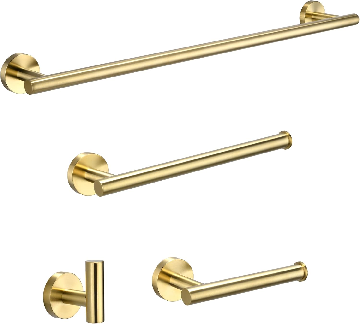 Bathroom Hardware Set Matte Black with 24